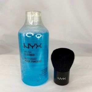 NYX Kabuki Brush & Brush Cleaner Bundle